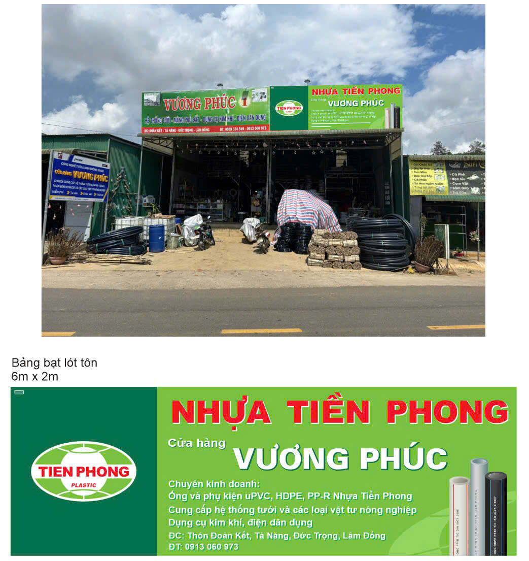 Cung cấp và lắp đặt bảng hiệu cho đại lý